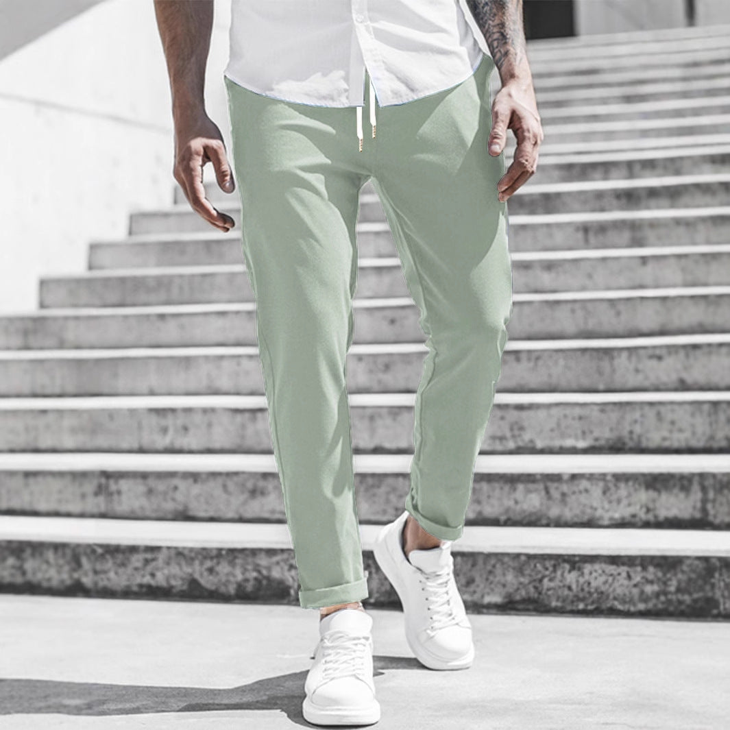 R&B Herren Freizeithose mit Kordelzug und Seitentaschen