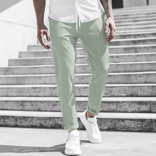 R&B Herren Freizeithose mit Kordelzug und Seitentaschen