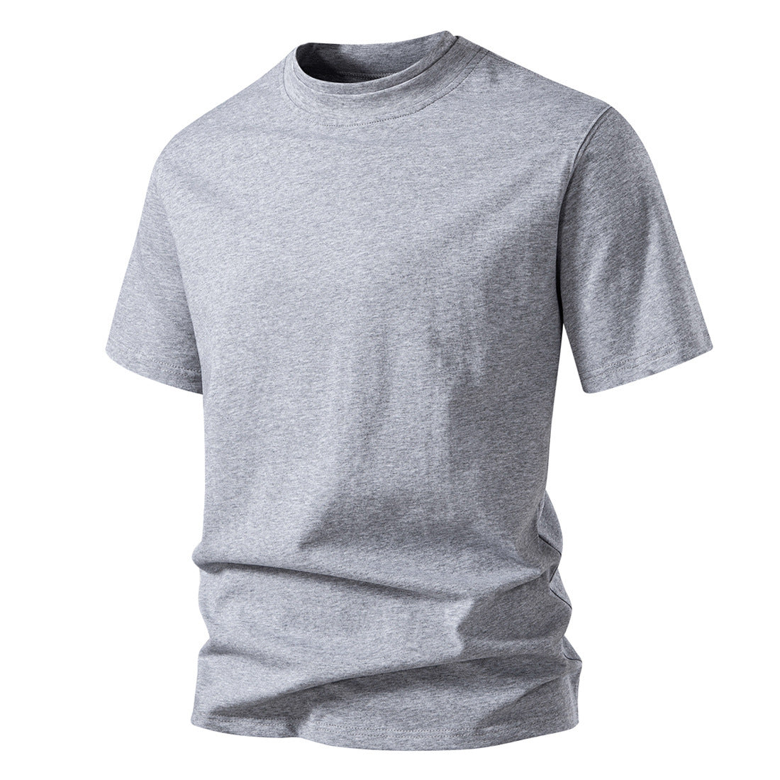 Herren Rundhalsshirt aus hochwertiger Baumwolle mit minimalistischem Design