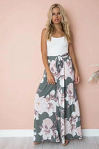 Damen Maxirock mit floralem Druck R&B