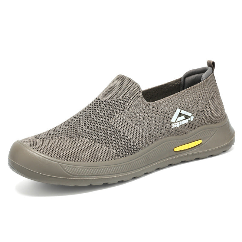 Damen atmungsaktive Slip-On Sportschuhe mit rutschfester Sohle R&B