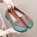 Damen Elegante und bequeme Ballerinas mit atmungsaktiver Oberflächenstruktur