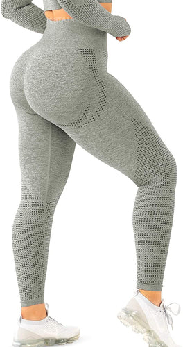 Damen Hohe Performance Fitnessleggings mit strukturierter Oberfläche R&B