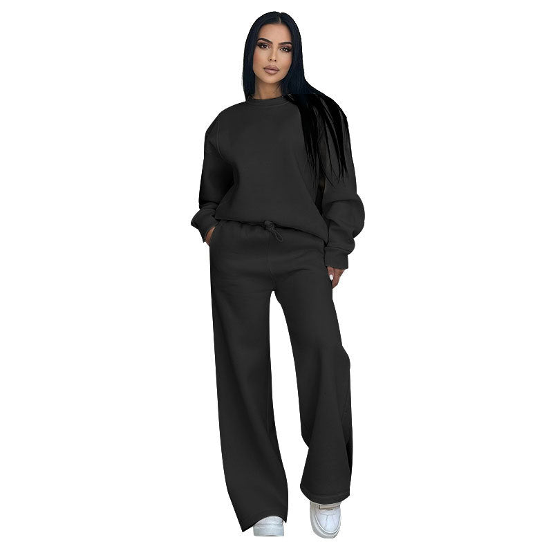 Damen Sportliches Sweatshirt und Hosen Set R&B