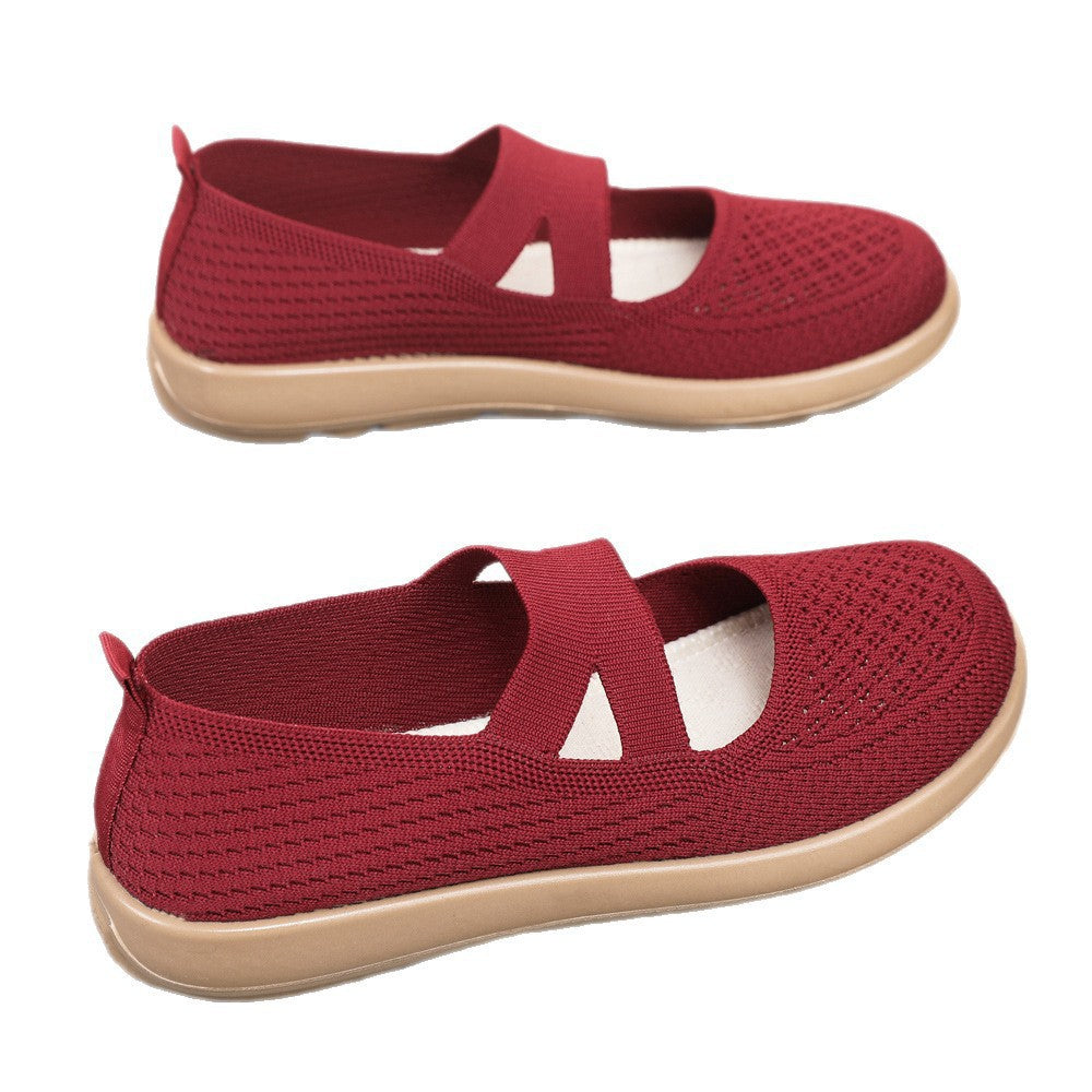 Damen Bequeme Freizeit-Sneaker mit flexiblem Obermaterial R&B