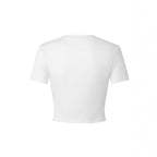 Damen Crop-Top mit nostalgischem Grafikdesign R&B