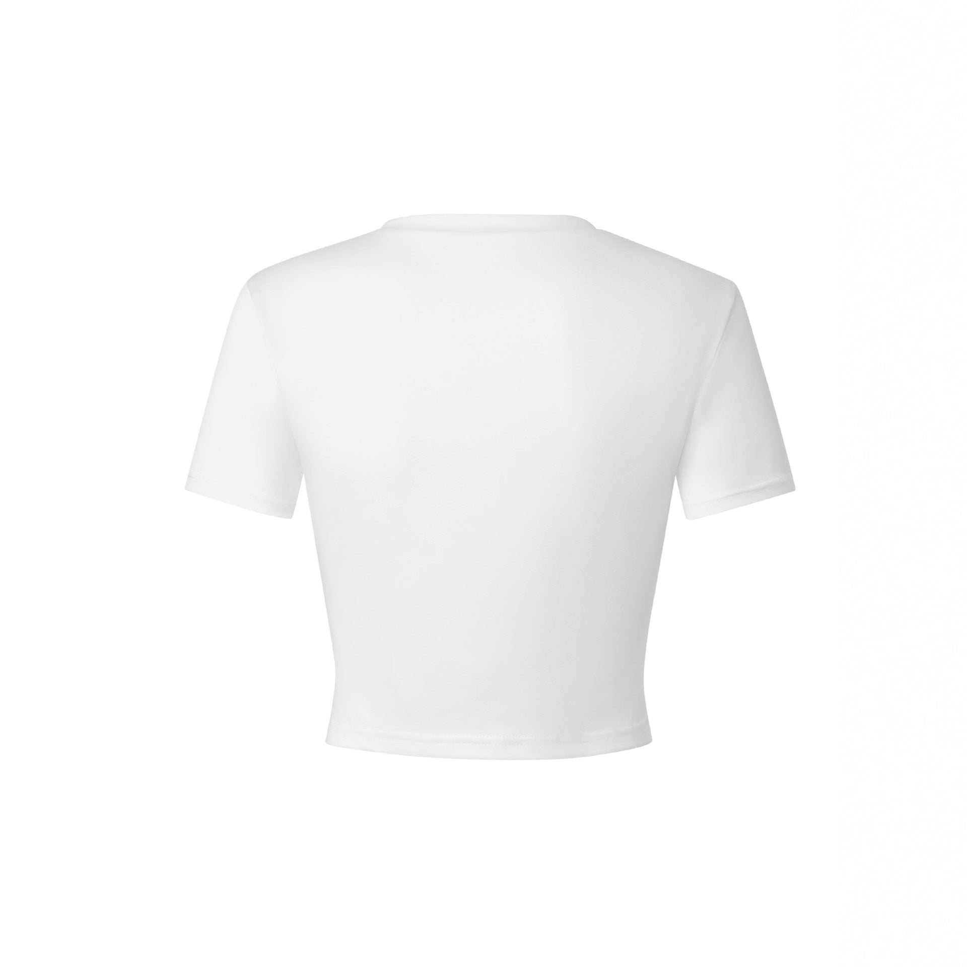 Damen Crop-Top mit nostalgischem Grafikdesign R&B