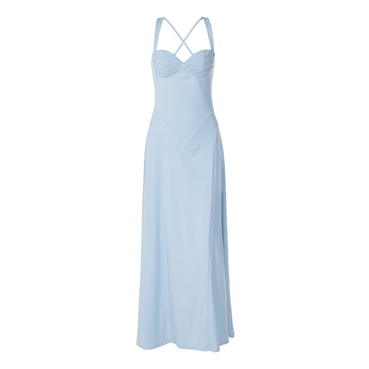 Damen Elegantes Maxikleid mit raffinierten Trägerdetails und schmeichelndem Schnitt R&B