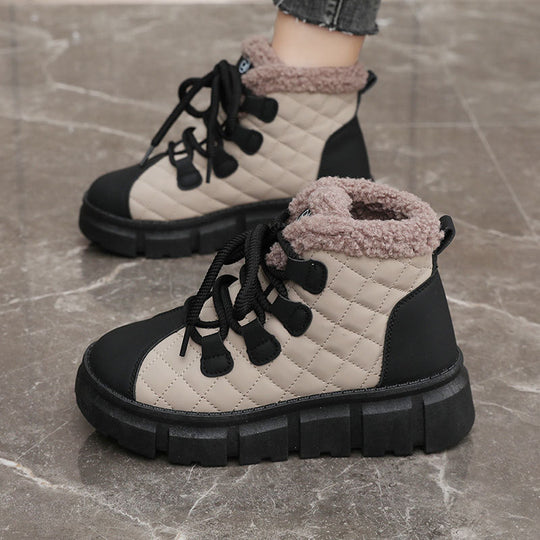 Damen Winterliche Stiefel mit kuscheligem Innenfutter und rutschfester Sohle R&B