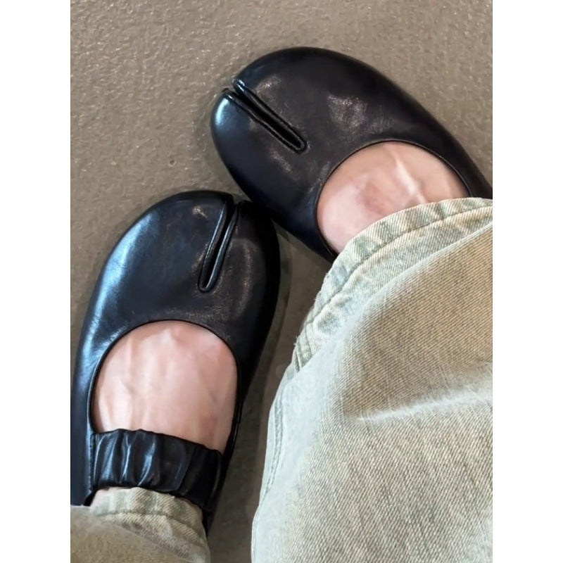 Damen Mokassins mit raffiniertem Design und elastischem Riemen