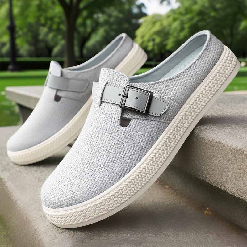 Damen Bequeme Clogs mit verstellbarem Schnallenverschluss R&B