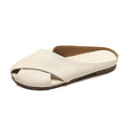 Damen elegante Clogs mit modischem Kreuzband-Design