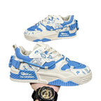 Damen Trendige Sneaker mit einzigartigem grafischen Design und dämpfender Sohle