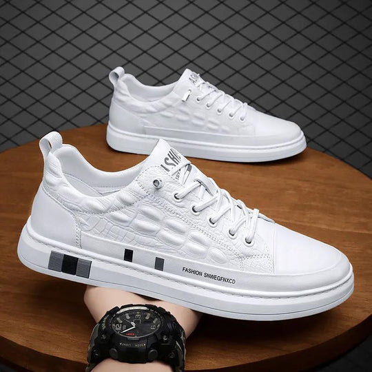 Damen Modische Sneakers mit edlem Schlangenmuster und strapazierfähiger Laufsohle R&B
