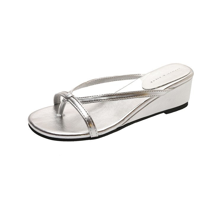Damen Wedge-Sandalen mit elegantem Riemendesign und komfortablem Fußbett R&B