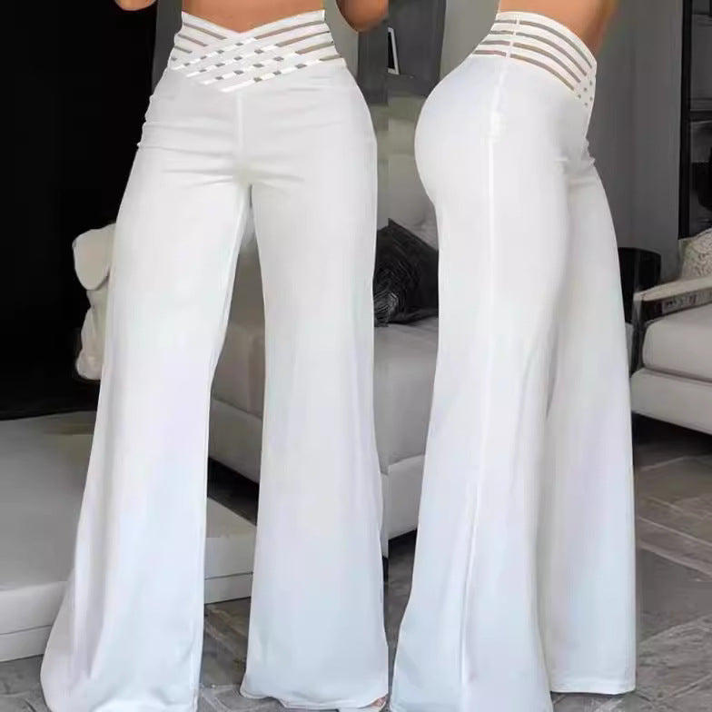 Damen Elegante und bequeme Schlaghose R&B
