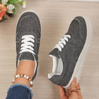 Damen Bequeme und trendige Sneakers mit strapazierfähigem Obermaterial und dämpfender Sohle R&B