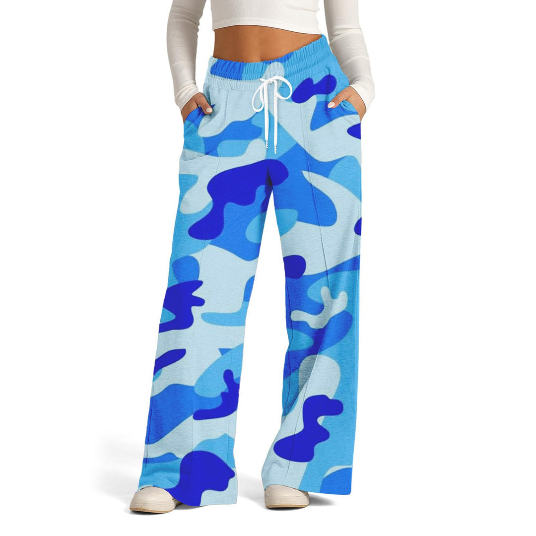 R&B | Camouflage-Jogginghose mit hoher Taille