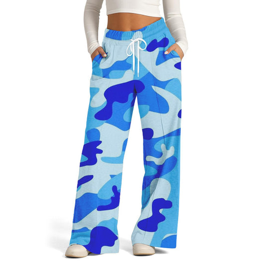 R&B | Camouflage-Jogginghose mit hoher Taille