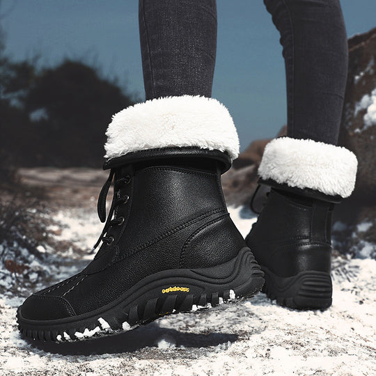 Damen Warme Winterstiefel mit isolierendem Futter und rutschfester Sohle R&B
