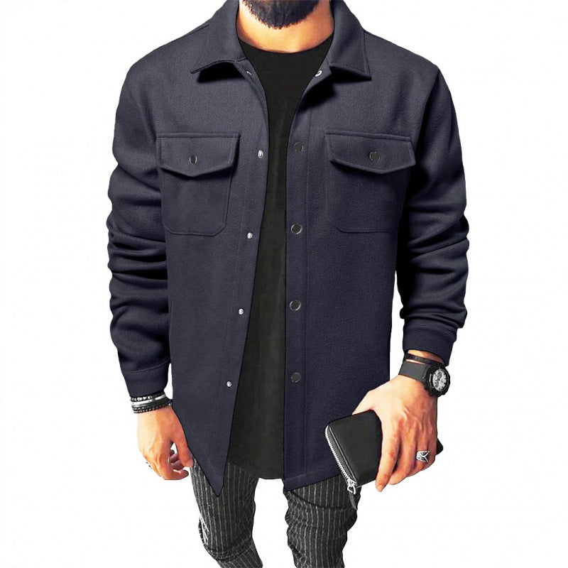 Herren Jackenhemd aus robustem Material mit praktischen Taschen R&B