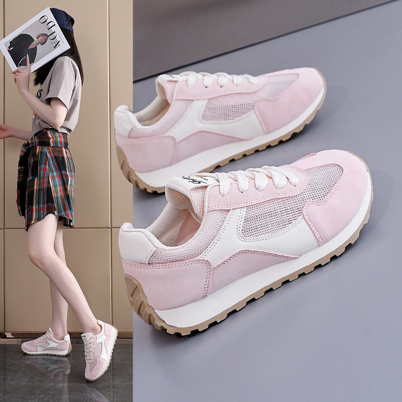 Damen Laufsneaker mit atmungsaktivem Mesh-Obermaterial und rutschfester Sohle R&B