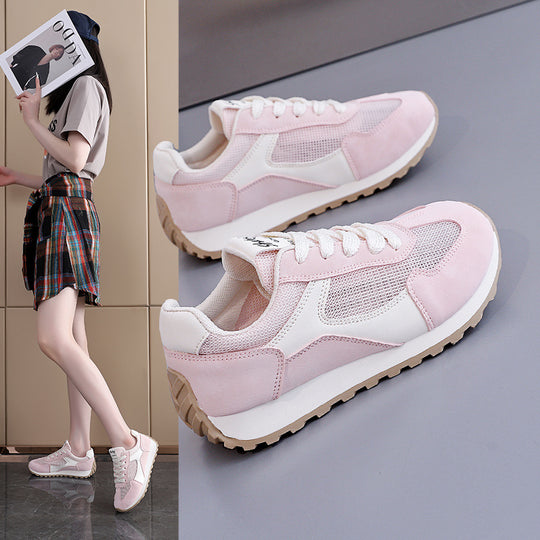 Damen Laufsneaker mit atmungsaktivem Mesh-Obermaterial und rutschfester Sohle R&B
