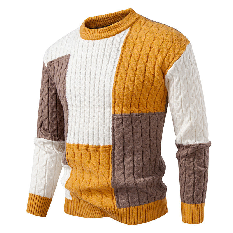 Herren modischer Strickpullover mit einzigartigem Muster und hohem Tragekomfort R&B
