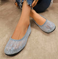 Damen Ballerinas aus feiner Spitze R&B