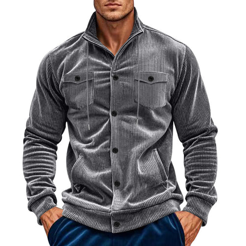 Herren cordjacke mit praktischen Brusttaschen R&B