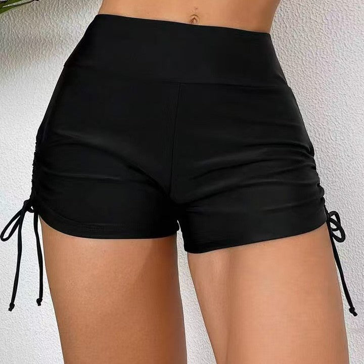 Damen Sportliche Badeshorts mit verstellbaren Seitenschnürungen R&B