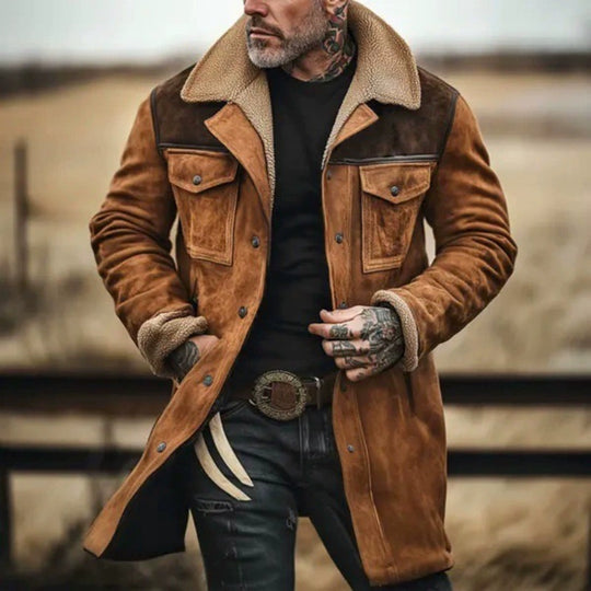 Herren erstklassige Jacke mit Teddyfutter R&B