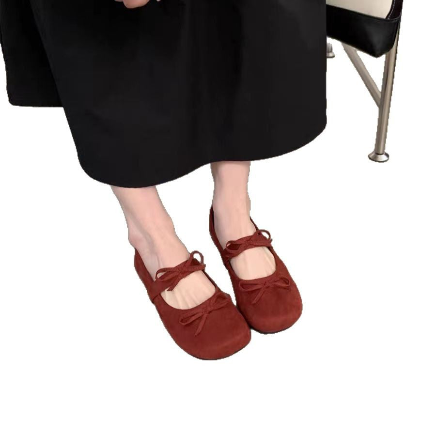 Damen Ballerina Schuhe mit eleganter Schleifenverzierung R&B
