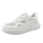 Damen Sportliche Sneaker mit atmungsaktivem Mesh-Obermaterial und dämpfender Sohle R&B