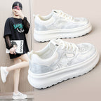 Damen Chunky Sneakers mit luftiger Mesh-Oberfläche und komfortabler Dämpfung R&B