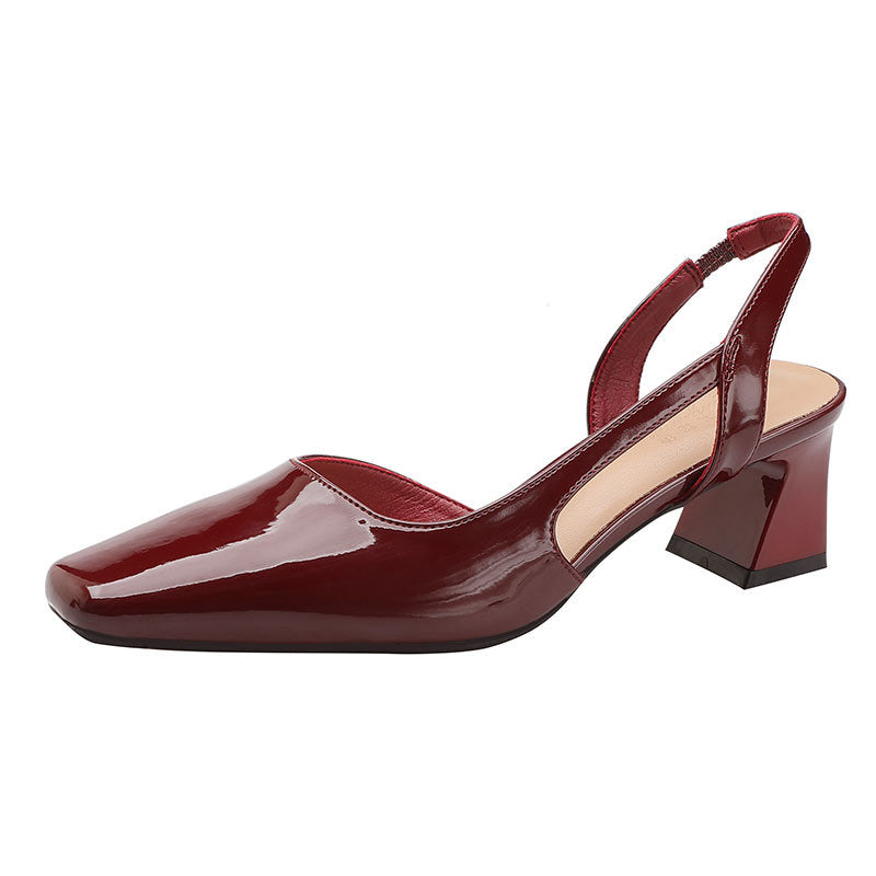 Damen Slingback-Pumps mit modernem Design und bequemem Blockabsatz