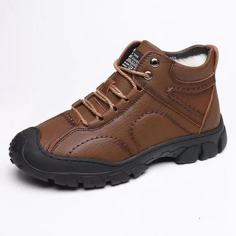 Damen Abenteuerliche Outdoor-Stiefelette mit rutschfester Laufsohle und warmem Innenfutter R&B