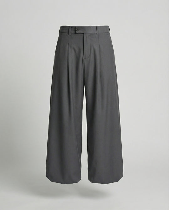 Lockere Oversize Herren Stoffhose Casual Streetwear Weites Bein Unisex
