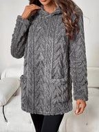 Damen Kuscheliger Hoodie mit Struktur R&B