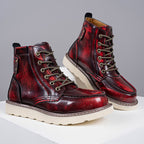 Damen Modische Arbeitsstiefel mit strapazierfähigem Obermaterial und rutschfester Sohle R&B