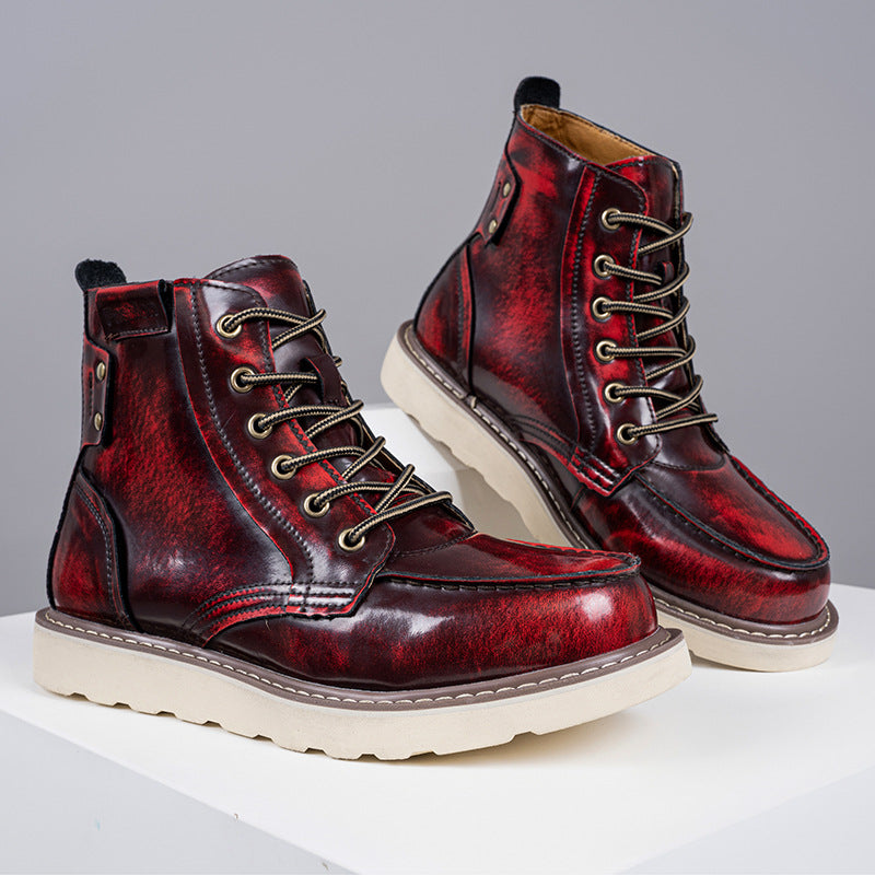 Damen Modische Arbeitsstiefel mit strapazierfähigem Obermaterial und rutschfester Sohle R&B