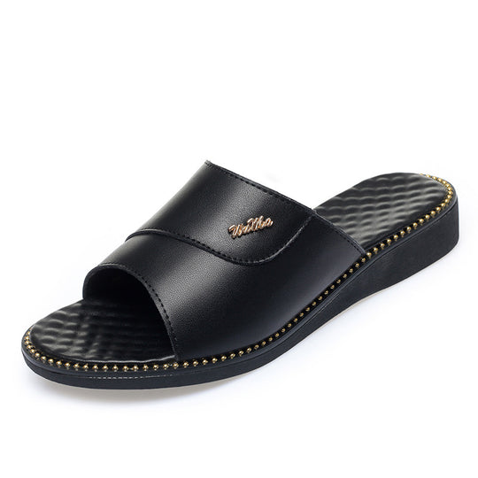 Damen Komfortable und stilvolle Slipper mit ergonomischem Fußbett R&B