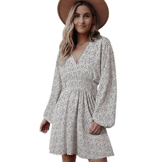 Damen zeitloses Kleid mit Raffungen R&B