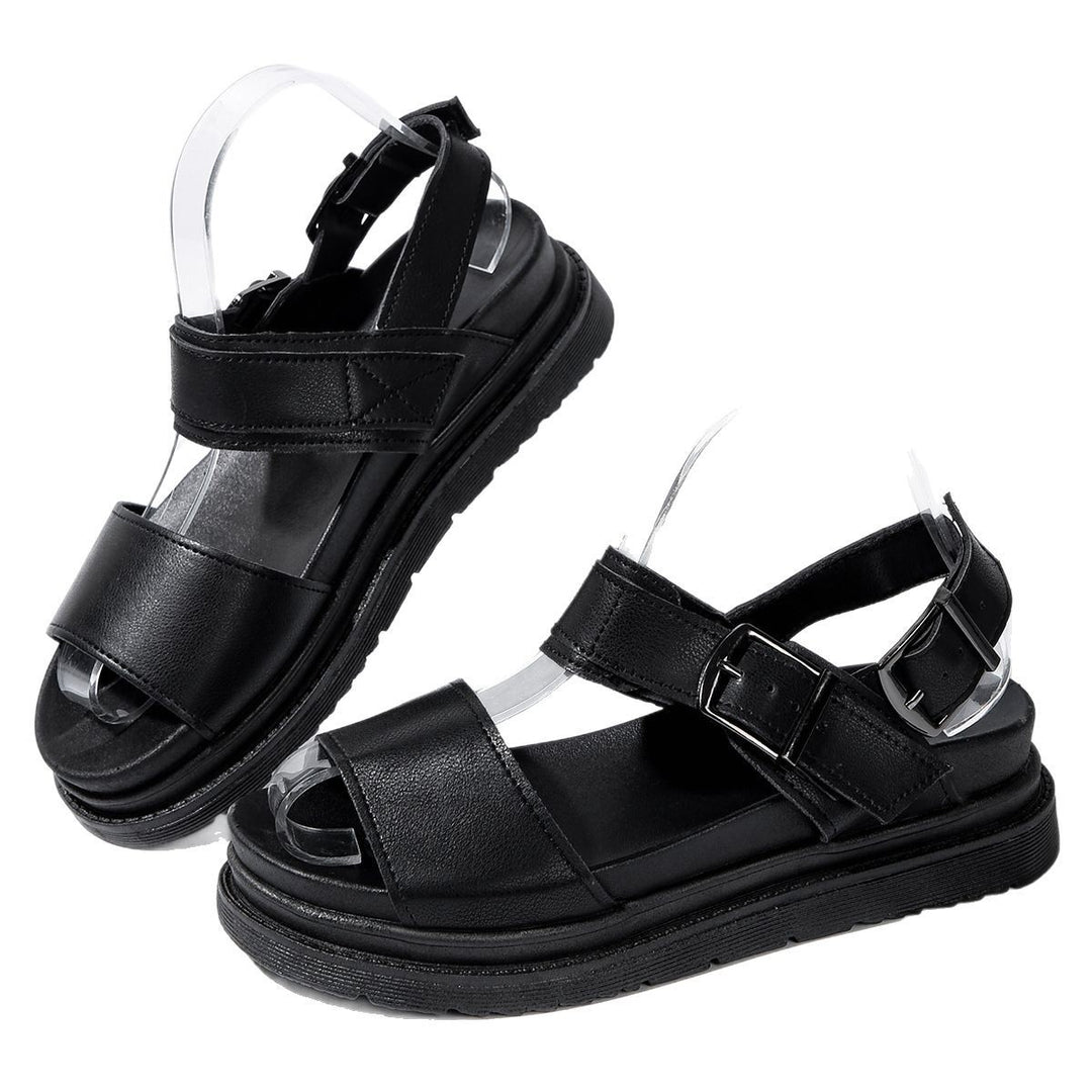 Damen Trendige Komfort-Sandalen mit verstellbarem Riemen und rutschfester Sohle R&B