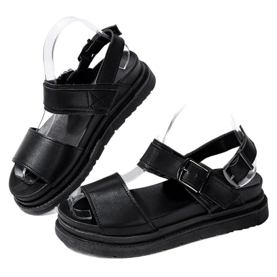 Damen Trendige Komfort-Sandalen mit verstellbarem Riemen und rutschfester Sohle R&B