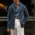Herren Strickjacke mit innovativem Muster und großen Taschen
