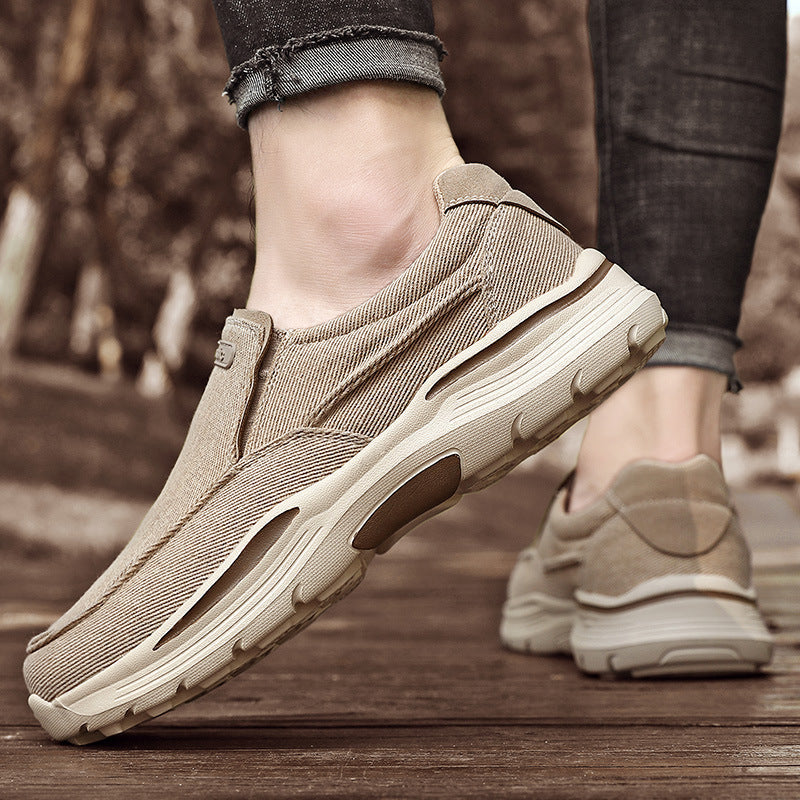 Damen Bequeme Slip-On Sneakers mit elastischen Materialien und luftdurchlässiger Struktur R&B