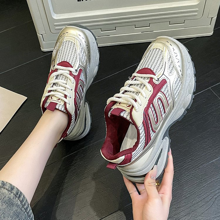 Damen Sportliche Sneakers mit atmungsaktivem Obermaterial und dämpfender Sohle R&B