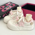 Damen Sneakers aus hochwertigem Leder mit modischem Socken-Design von