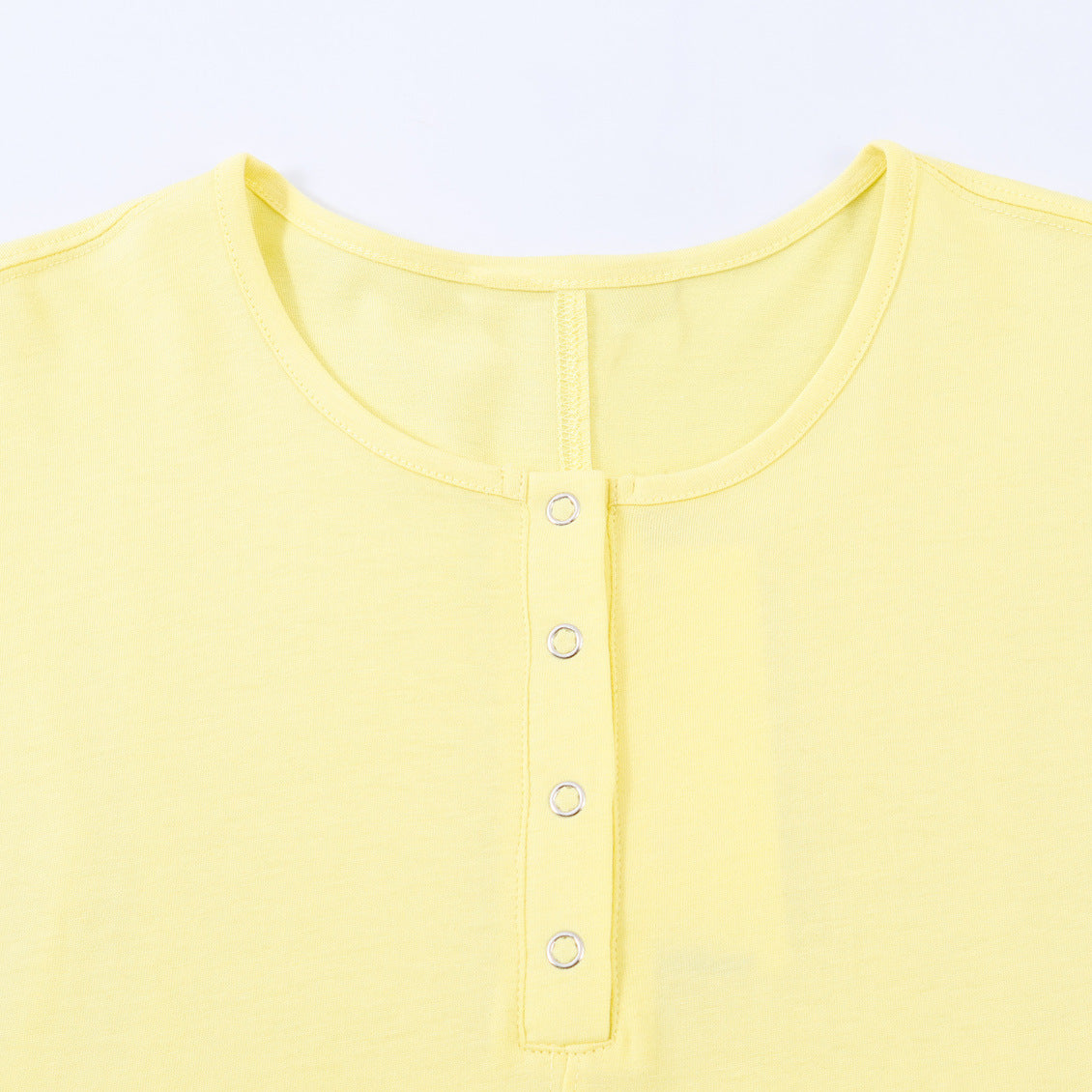 Damen Baumwolle Maxikleid mit langen Ärmeln R&B